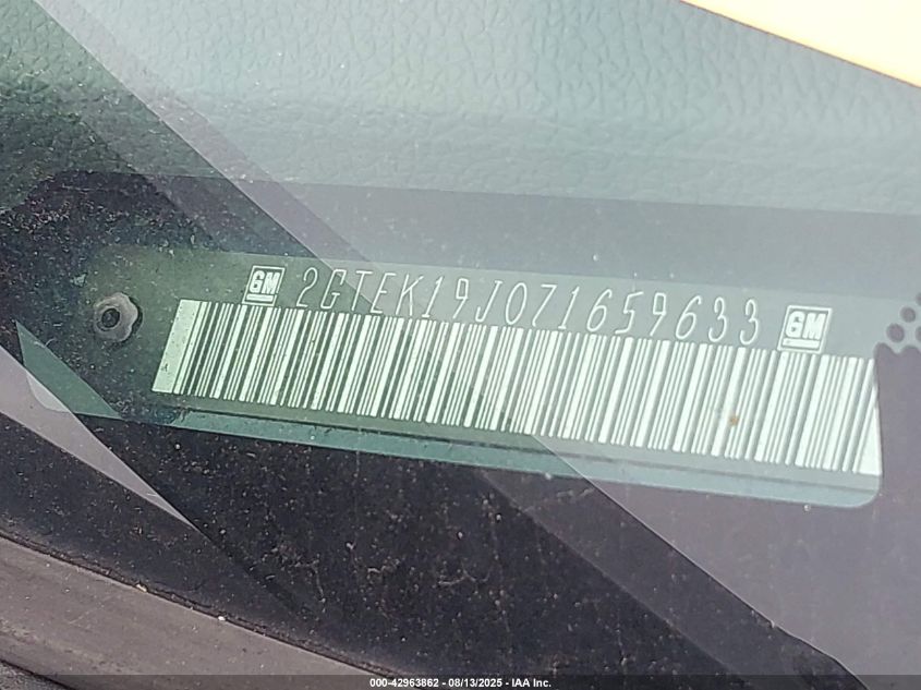 2007 GMC Sierra 1500 Sle1 VIN: 2GTEK19J071659633 Lot: 42963862