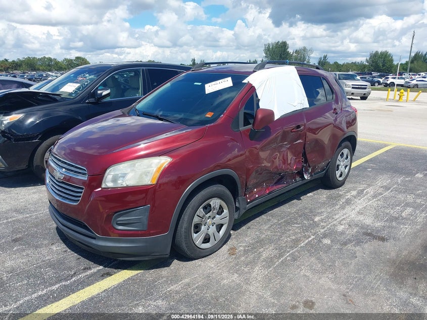 Vin: 3gncjksb5gl266896, lot: 43458210, chevrolet trax 1ls 20162