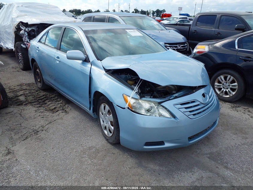 2008 Toyota Camry Le blue sedan gasoline 4T4BE46KX8R033555 photo #1