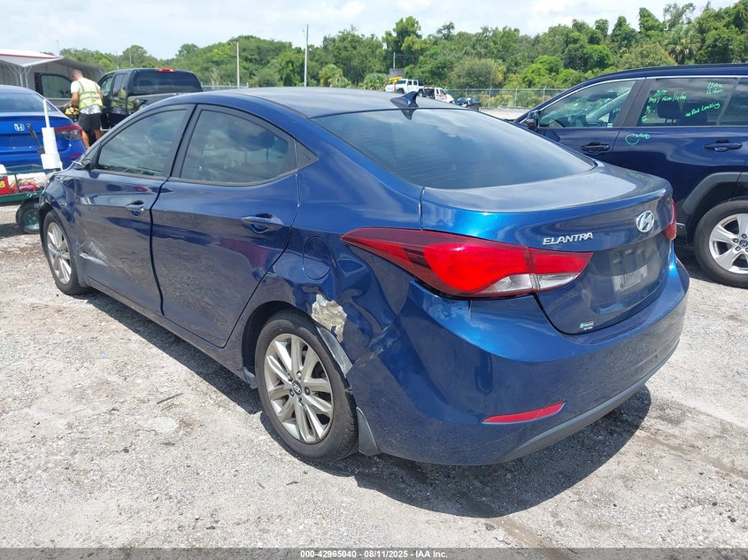 2015 HYUNDAI ELANTRA SE - 5NPDH4AE9FH633510