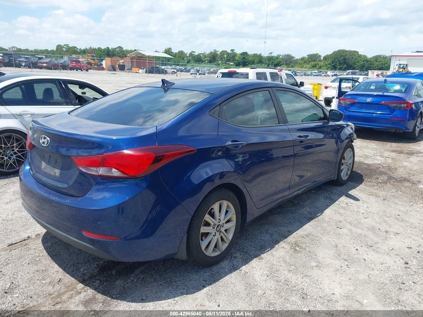 2015 HYUNDAI ELANTRA SE - 5NPDH4AE9FH633510