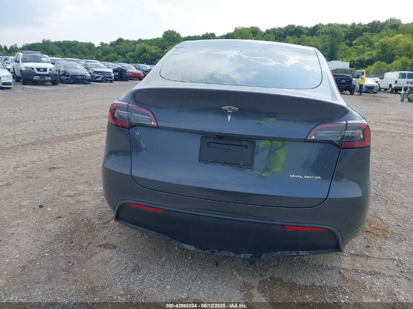 2023 Tesla Model Y Awd/Long Range Dual Motor All-Wheel Drive VIN: 7SAYGDEE8PF893950 Lot: 42965304