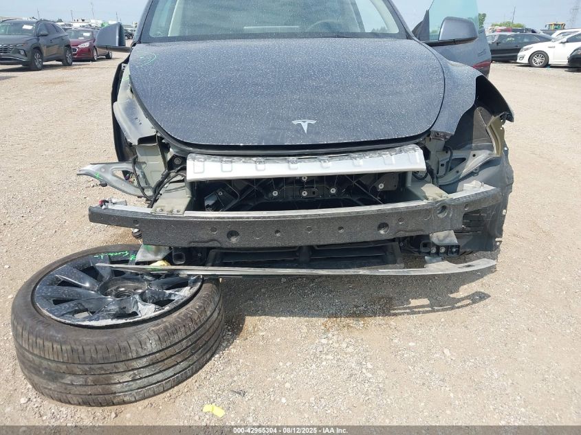 2023 Tesla Model Y Awd/Long Range Dual Motor All-Wheel Drive VIN: 7SAYGDEE8PF893950 Lot: 42965304