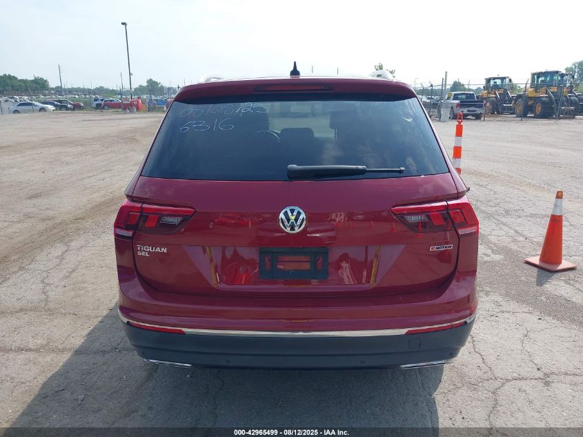 2019 Volkswagen Tiguan 2.0T Se/2.0T Sel/2.0T Sel R-Line/2.0T Sel R-Line Black VIN: 3VV2B7AX7KM056316 Lot: 42965499