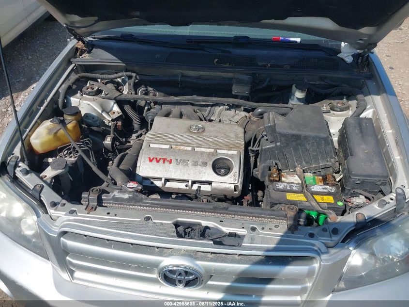 2007 Toyota Highlander V6 VIN: JTEHP21A070199980 Lot: 42965608