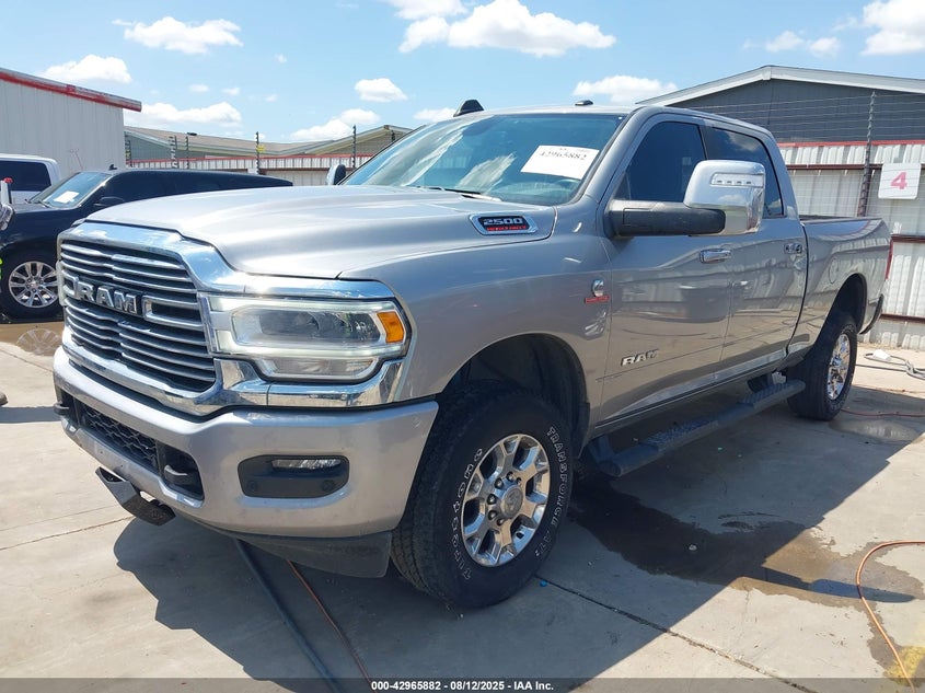 Vin: 3c6ur5fl5rg259539, lot: 43459898, ram 2500 laramie  4x4 6'4 box 20242