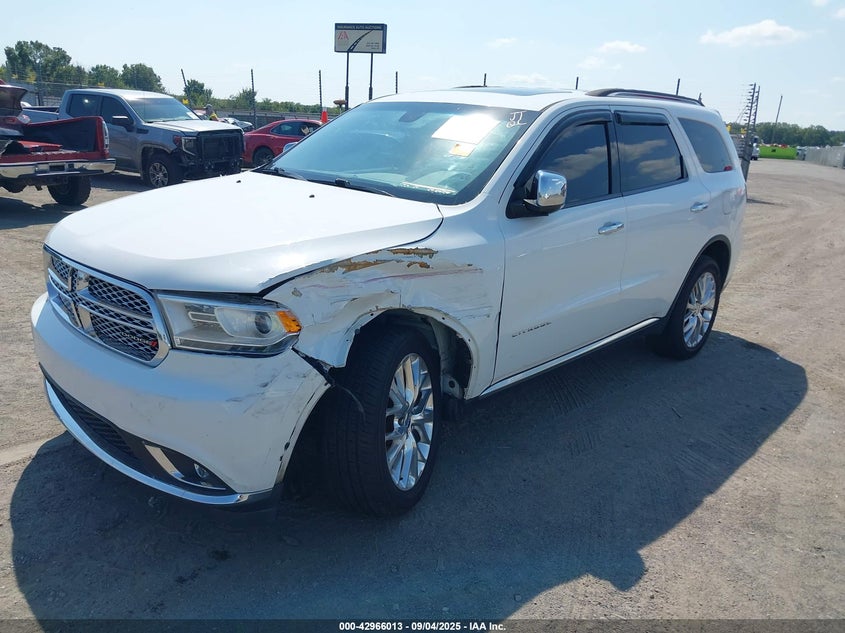 Vin: 1c4sdjet5fc746084, lot: 43460029, dodge durango citadel 20152