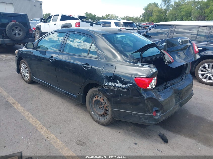2009 Toyota Corolla S black sedan gasoline 1NXBU40E59Z017488 photo #4