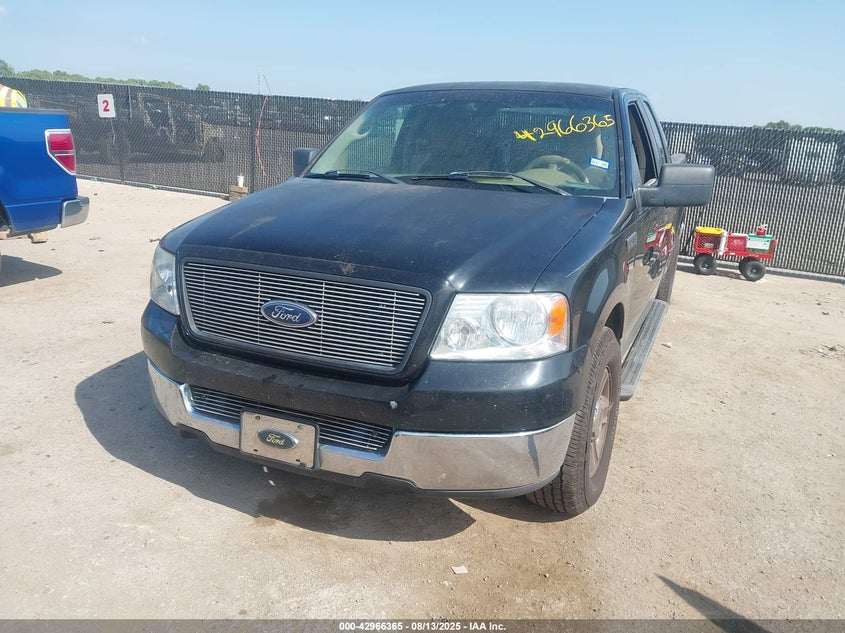 2005 Ford F-150 Stx/Xl/Xlt black truck gasoline 1FTRX12WX5NB82892 photo #3