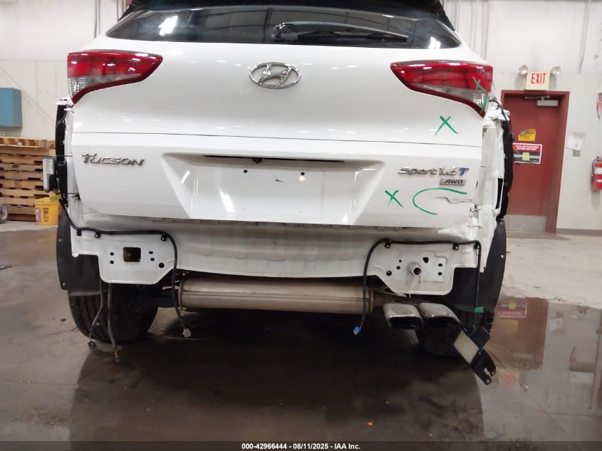 2016 Hyundai Tucson Sport VIN: KM8J3CA28GU059728 Lot: 42966444