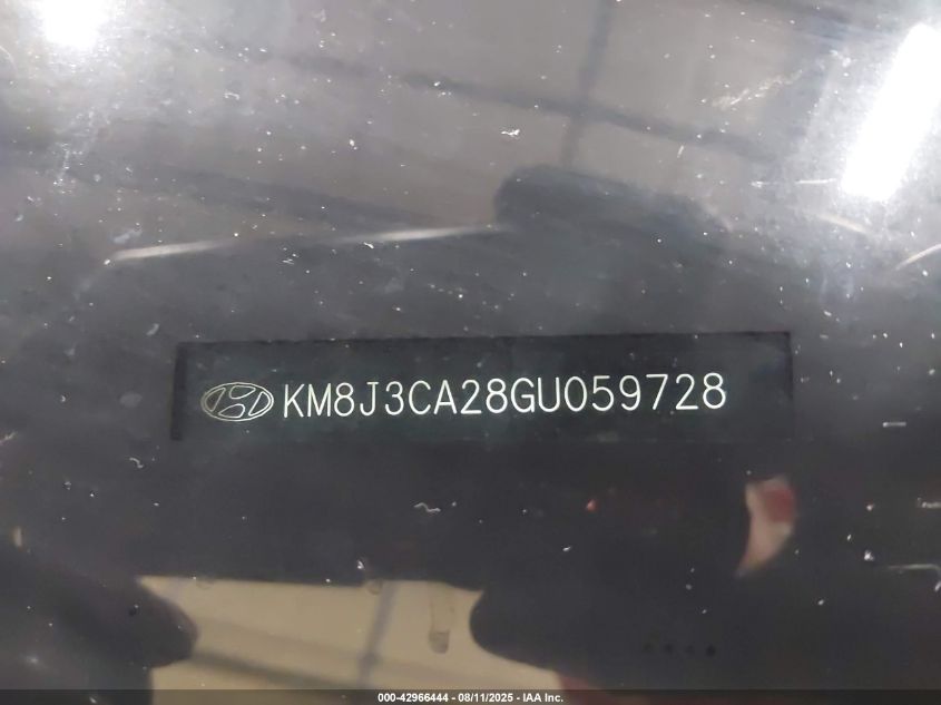 2016 Hyundai Tucson Sport VIN: KM8J3CA28GU059728 Lot: 42966444