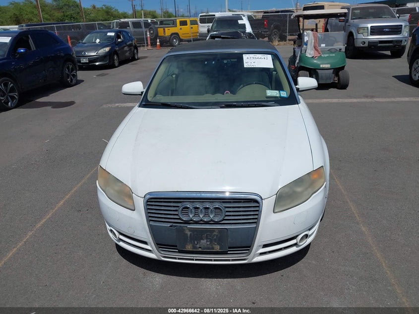 2007 Audi A4 2.0T VIN: WAUAF48H07K021320 Lot: 42966642