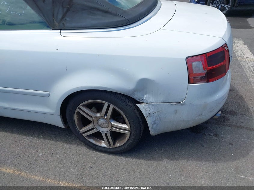 2007 Audi A4 2.0T VIN: WAUAF48H07K021320 Lot: 42966642