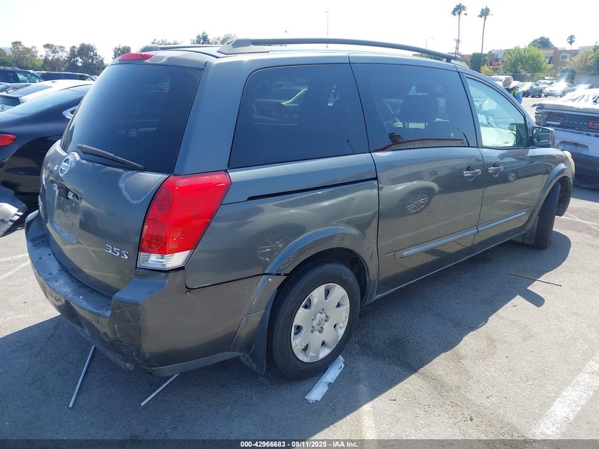 5N1BV28U96N119783 2006 NISSAN QUEST photo no. 4