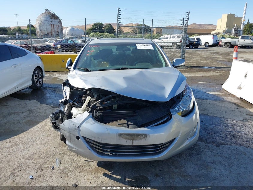 2013 HYUNDAI ELANTRA LIMITED - 5NPDH4AE0DH411676