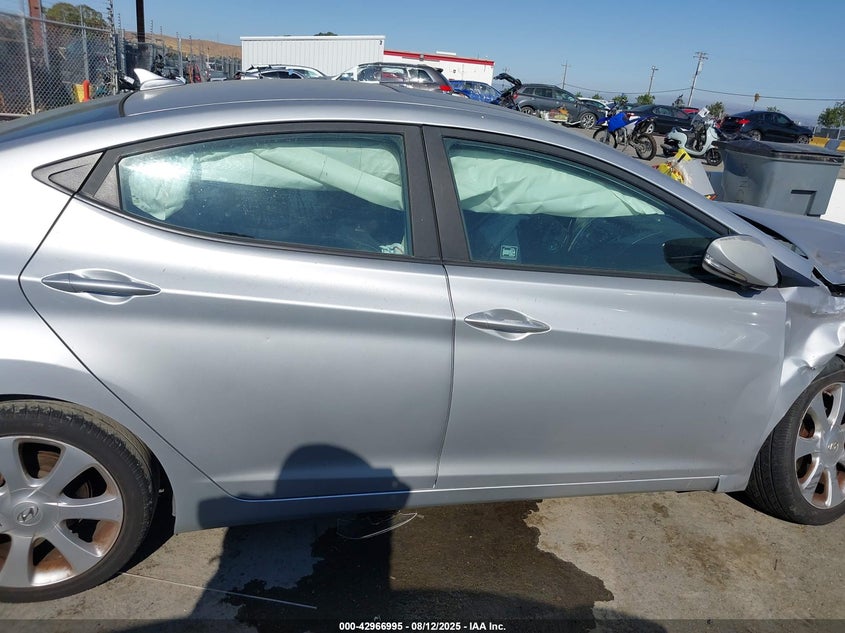 2013 HYUNDAI ELANTRA LIMITED - 5NPDH4AE0DH411676