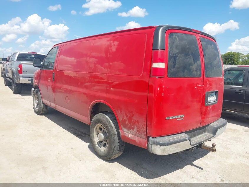 Vin: 1gcwgfbg4c1155023, lot: 43461430, chevrolet express 2500 work van 20123