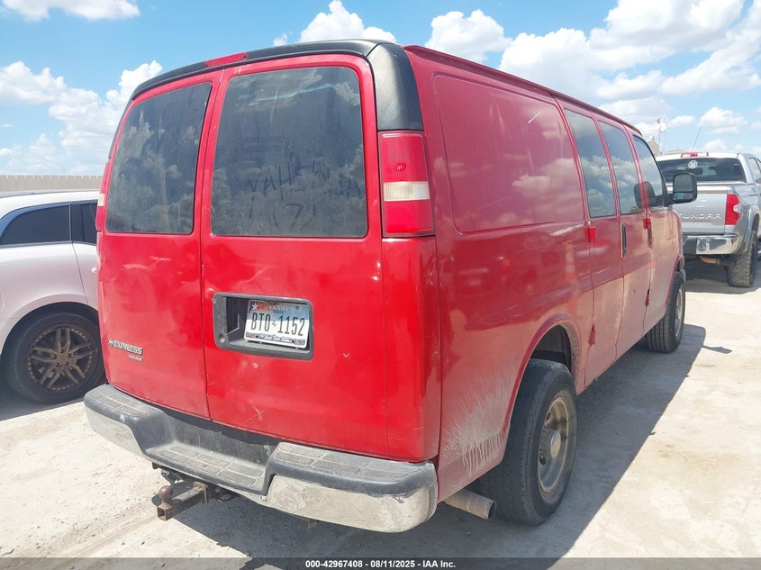 Vin: 1gcwgfbg4c1155023, lot: 43461430, chevrolet express 2500 work van 20124