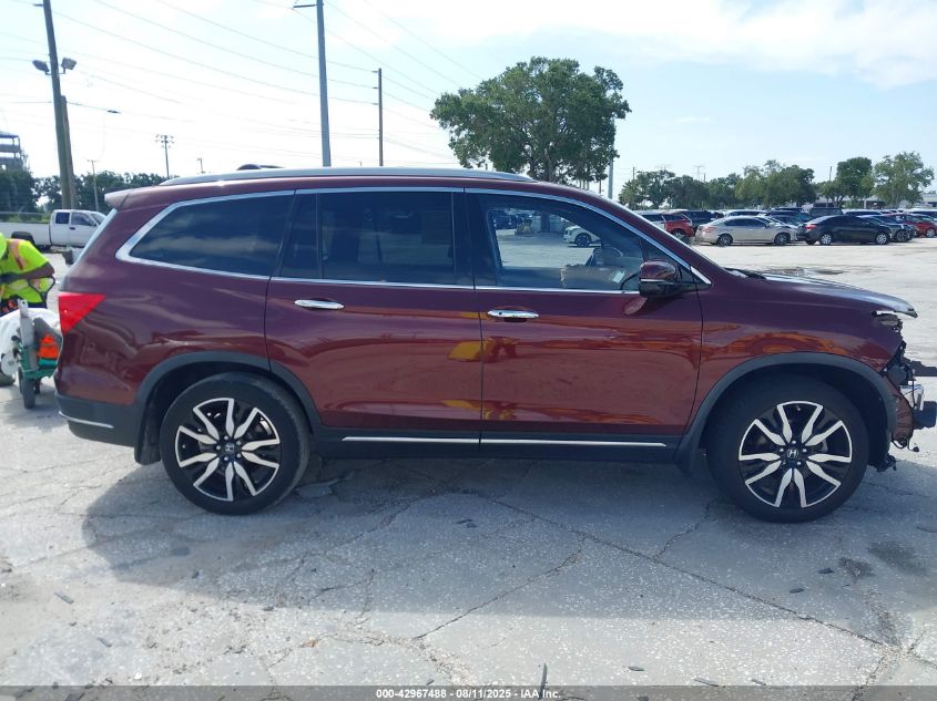 2021 Honda Pilot 2Wd Touring 7 Passenger VIN: 5FNYF5H69MB008726 Lot: 42967488