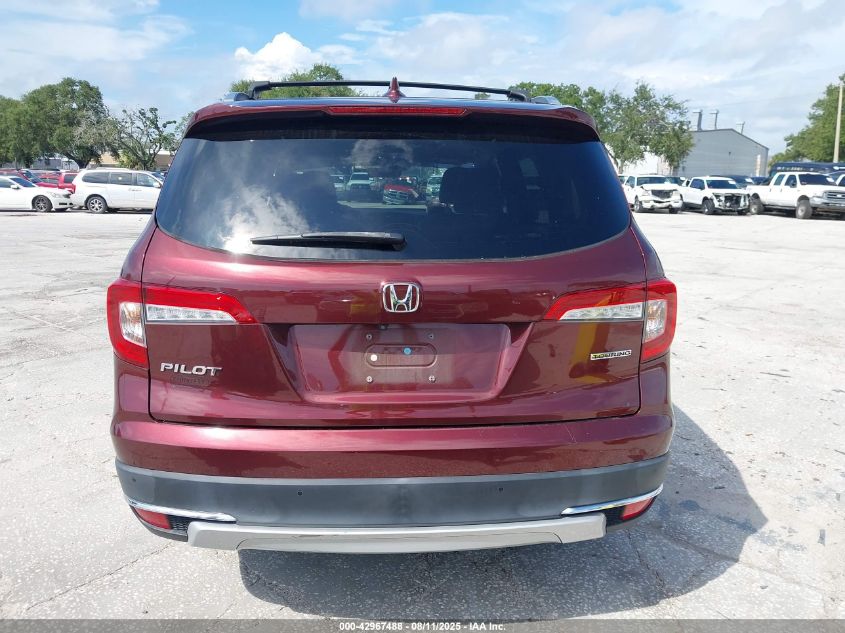 2021 Honda Pilot 2Wd Touring 7 Passenger VIN: 5FNYF5H69MB008726 Lot: 42967488