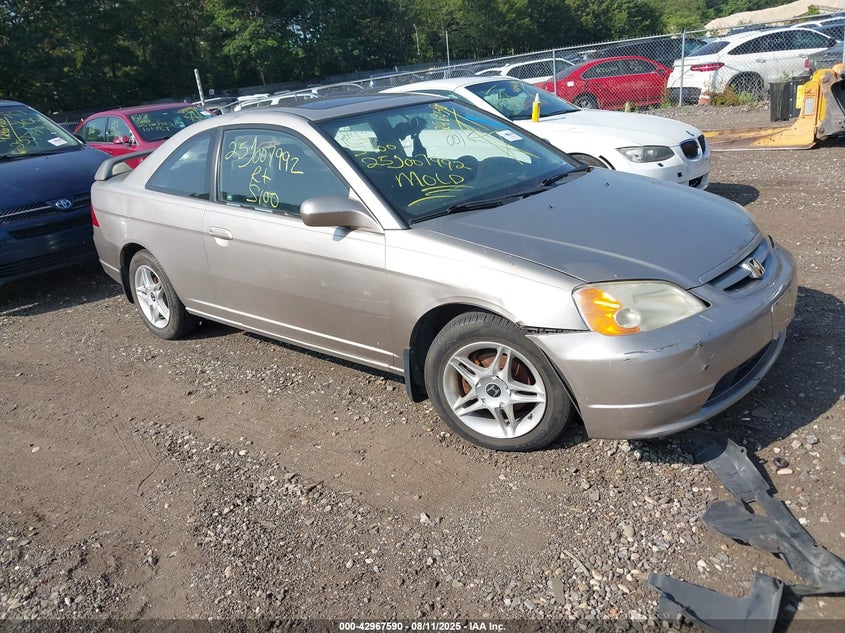 1HGEM22972L020623 2002 Honda Civic Ex auction photo 1