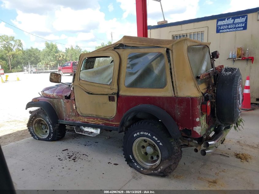 1982 Jeep Jeep Cj7 VIN: 1JCCN87E0CT060831 Lot: 42967629