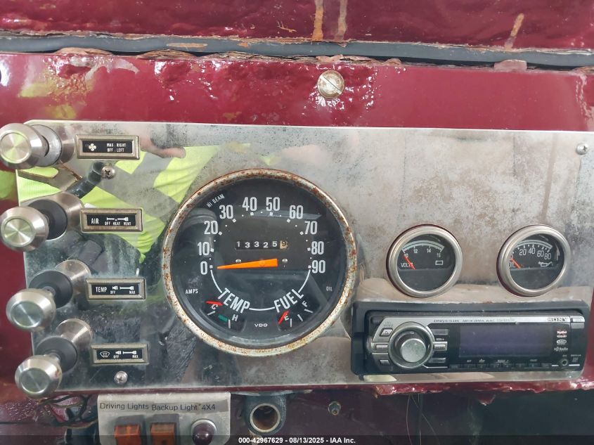 1982 Jeep Jeep Cj7 VIN: 1JCCN87E0CT060831 Lot: 42967629