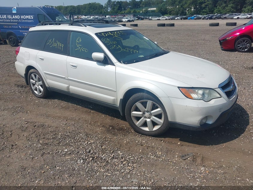 2008 Subaru Outback 2.5I Limited/2.5I Limited L.l. Bean Edition white wagon gasoline 4S4BP62C487362409 photo #1