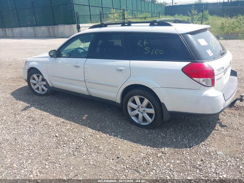 2008 Subaru Outback 2.5I Limited/2.5I Limited L.l. Bean Edition white wagon gasoline 4S4BP62C487362409 photo #4