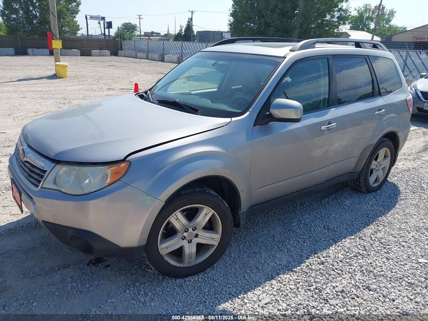 2009 Subaru Forester 2.5X silver other gasoline JF2SH63659H793980 photo #3