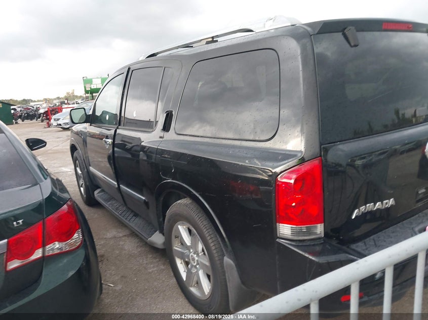 Vin: 5n1ba0ndxcn610864, lot: 43462422, nissan armada platinum 20123