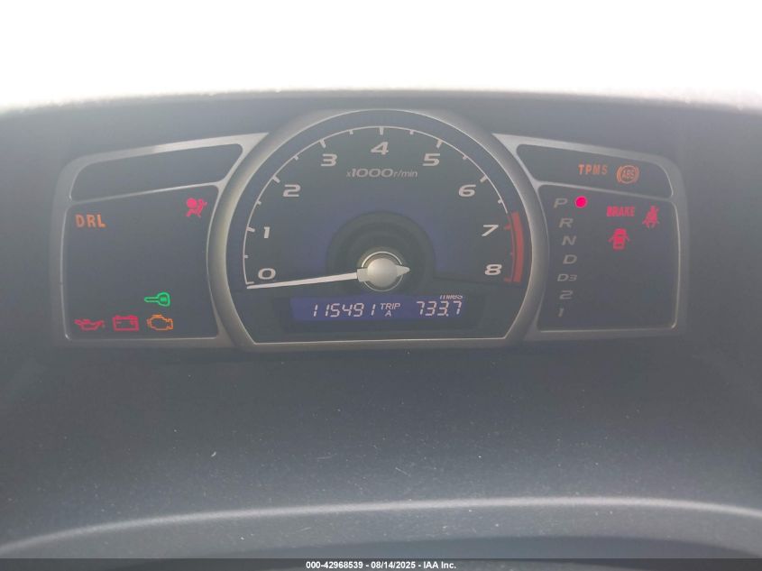 2008 Honda Civic Lx VIN: 2HGFA16578H357698 Lot: 42968539