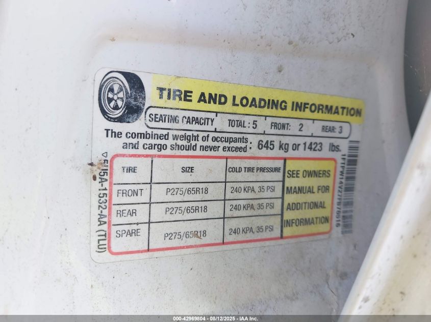 2007 Ford F-150 Fx4/Lariat/Xlt VIN: 1FTPW14V27FB76516 Lot: 42969804