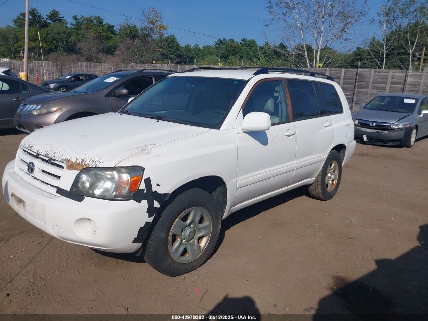 2007 Toyota Highlander Sport/Limited VIN: JTEDP21AX70136884 Lot: 42970382
