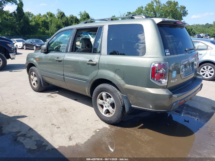 2008 Honda Pilot Ex-L green other gasoline 5FNYF18578B022064 photo #4