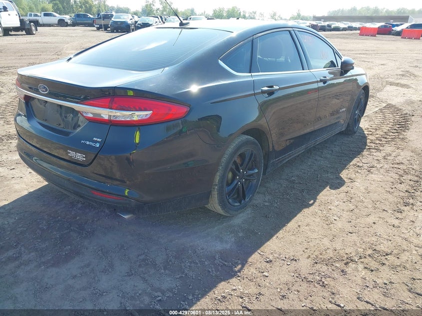 Vin: 3fa6p0lu8jr234088, lot: 43464623, ford fusion hybrid se 20184