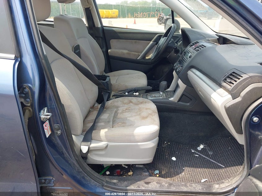 2014 SUBARU FORESTER 2.5I JF2SJAAC8EH520722