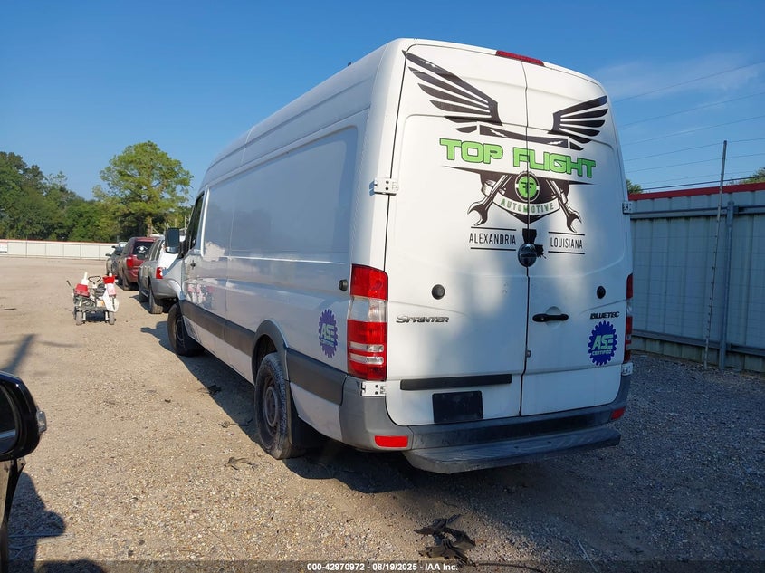 2013 Freightliner Sprinter 2500 white van diesel WDYPE8CC4D5740359 photo #4