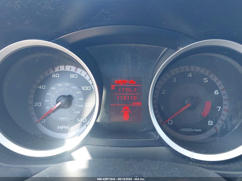 2008 Mitsubishi Lancer Gts VIN: JA3AU86U18U028636 Lot: 42971843