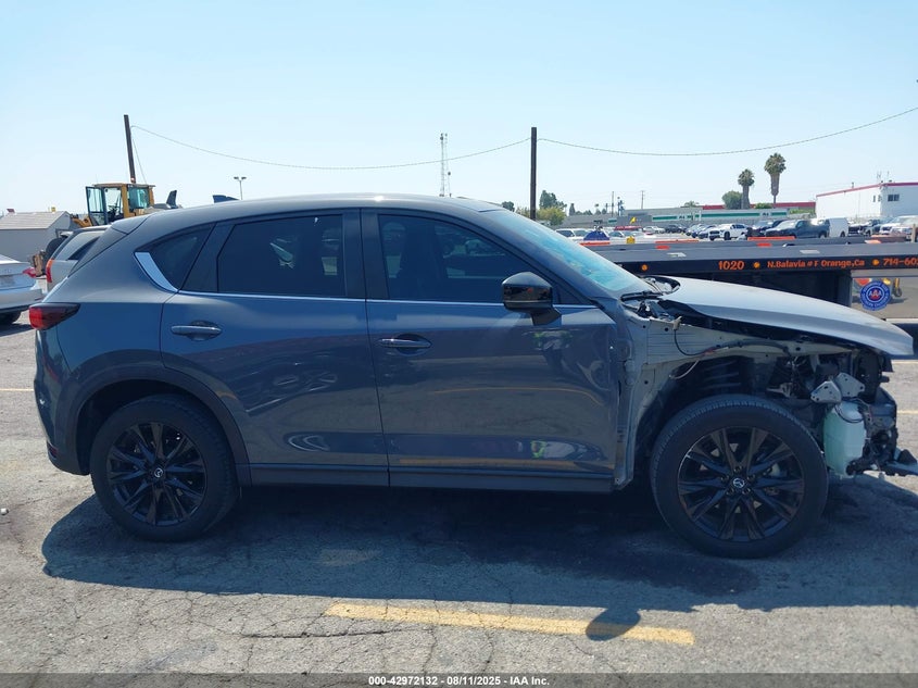 2021 Mazda Cx-5 2.5 Carbon Edition Turbo Blue Lot 111042972132 Vin JM3KFBCY5M0438692