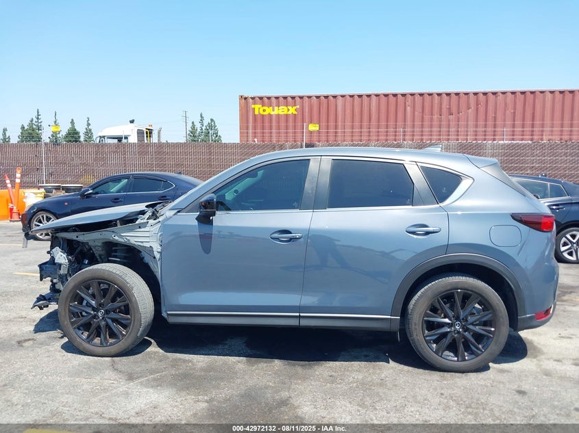 2021 Mazda Cx-5 2.5 Carbon Edition Turbo Blue Lot 111042972132 Vin JM3KFBCY5M0438692