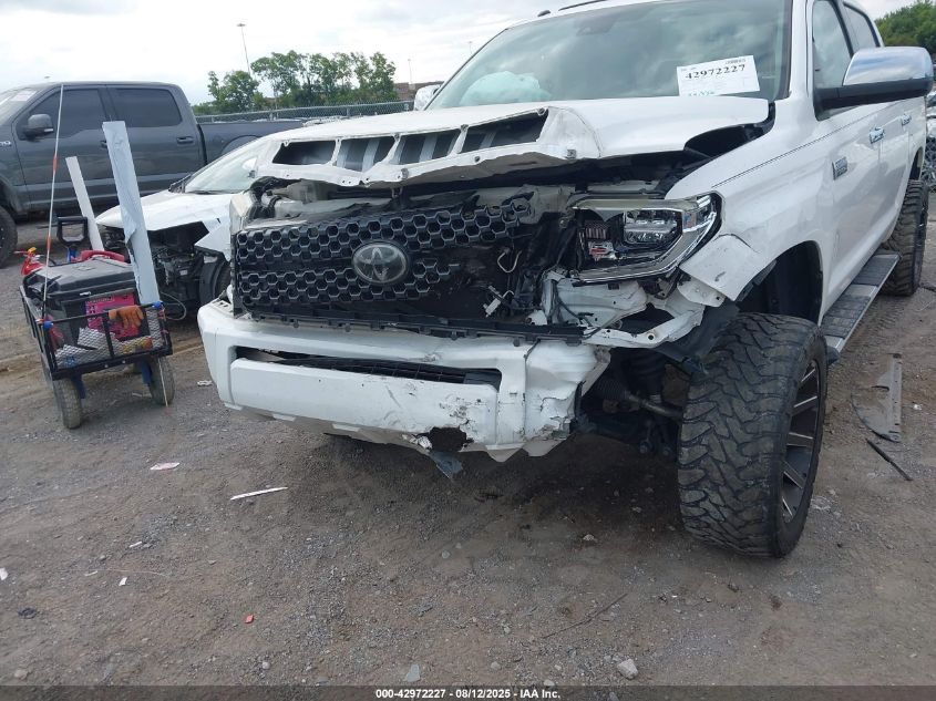 2019 Toyota Tundra 1794 5.7L V8/Limited 5.7L V8/Platinum 5.7L V8/Sr5 5.7L V8/Trd Pro 5.7L V8 VIN: 5TFHY5F15KX821940 Lot: 42972227