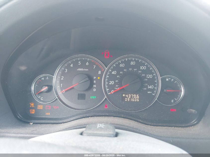 2009 Subaru Legacy 2.5I VIN: 4S3BL616897221274 Lot: 42972259