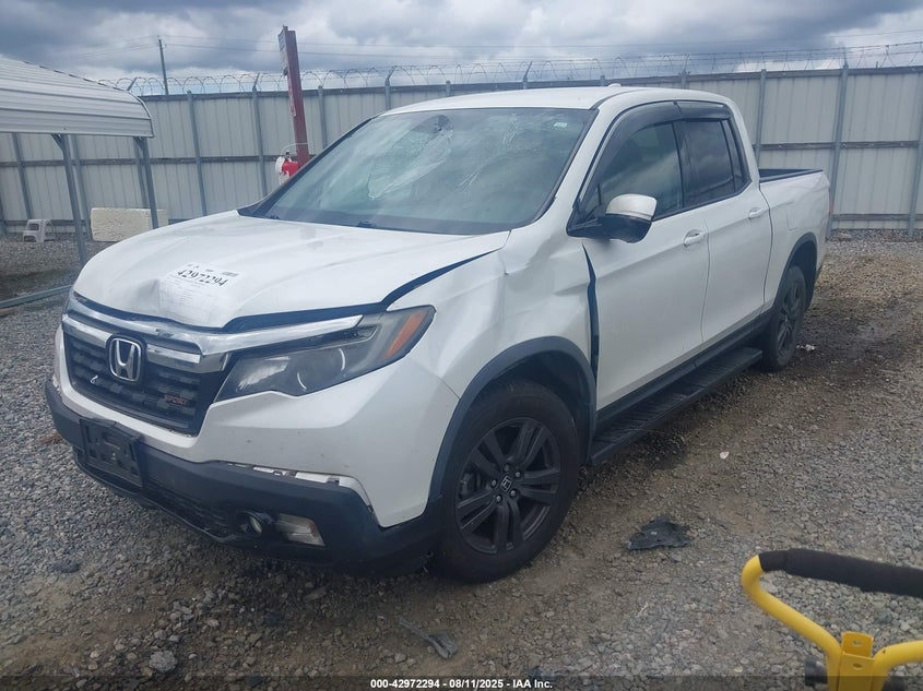 2019 HONDA RIDGELINE SPORT - 5FPYK3F14KB045145