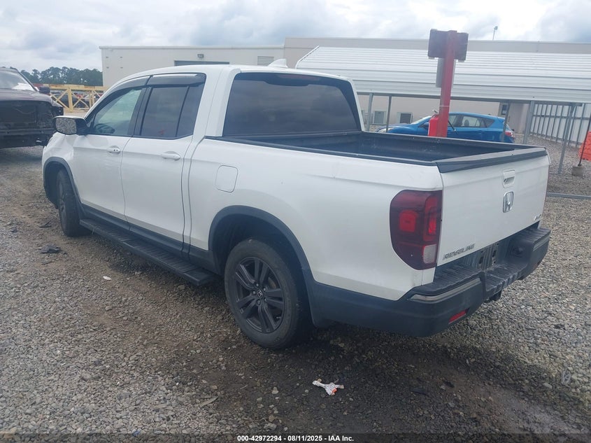2019 HONDA RIDGELINE SPORT - 5FPYK3F14KB045145