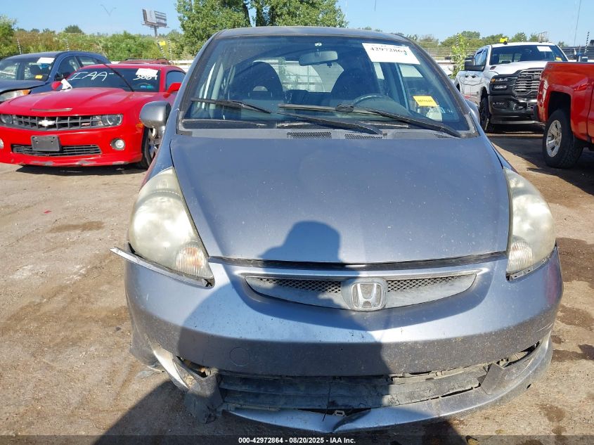 2007 Honda Fit Sport VIN: JHMGD38617S037746 Lot: 42972864