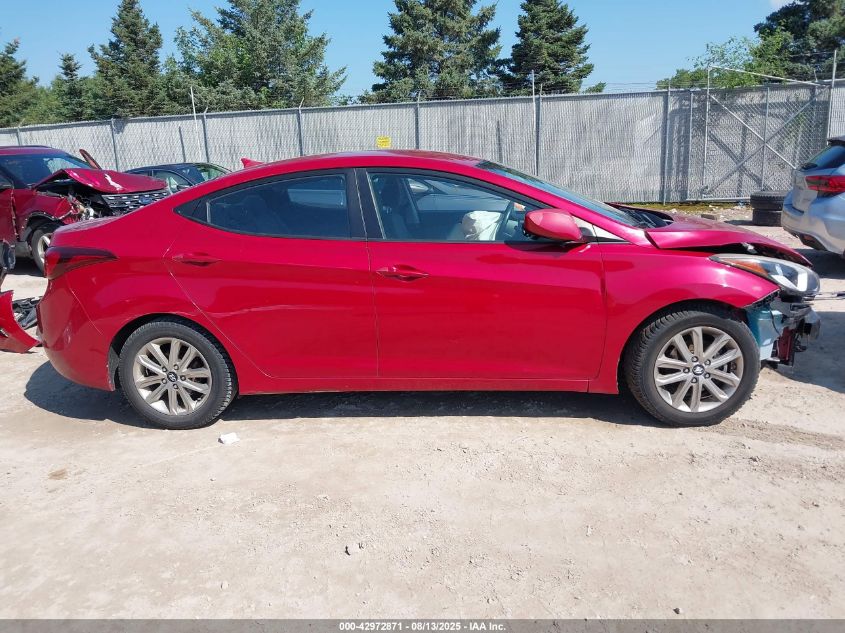2014 Hyundai Elantra Se VIN: KMHDH4AE6EU089449 Lot: 42972871