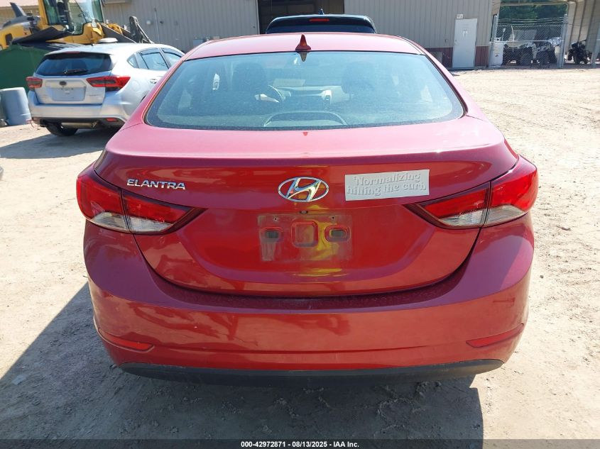 2014 Hyundai Elantra Se VIN: KMHDH4AE6EU089449 Lot: 42972871