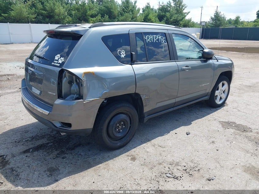 Vin: 1c4njdcb5cd603823, lot: 43467008, jeep compass limited 20124