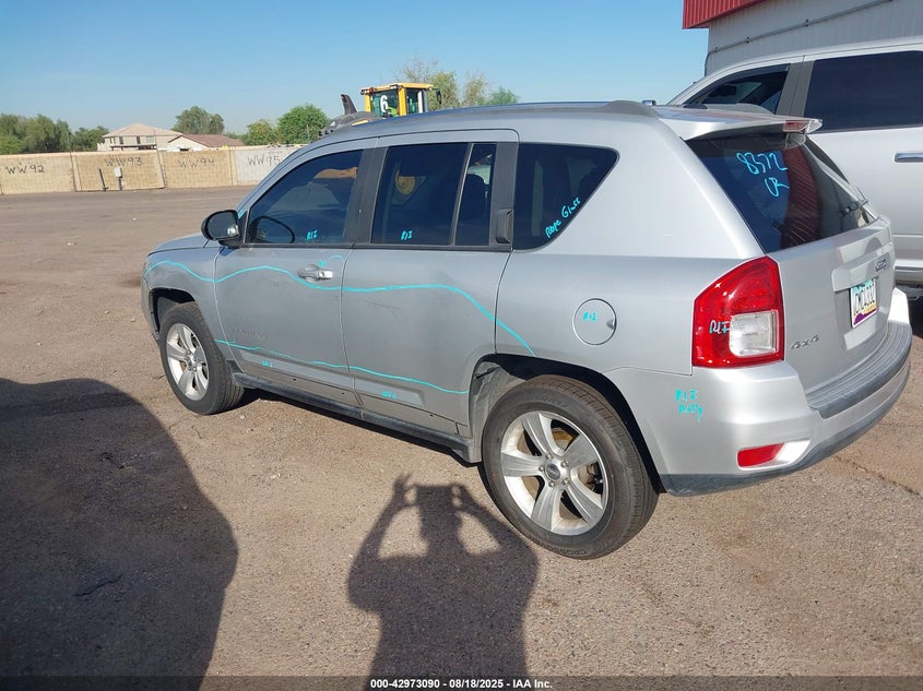 Vin: 1c4njdeb7cd667245, lot: 43467112, jeep compass latitude 20123